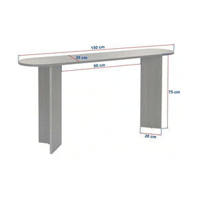 Consola SIRA, PAL, travertin, 150×35×75 cm