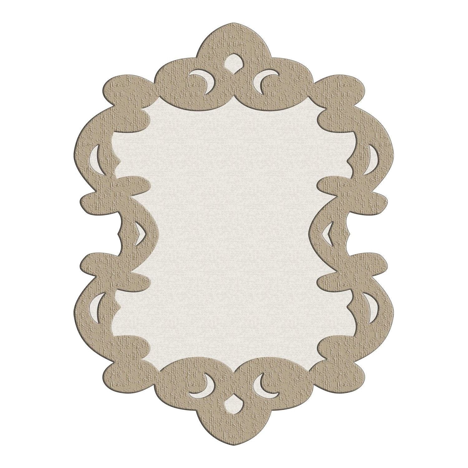 Covor, 160x230 cm, forma atipica, poliester, bej, ALN600FG416BJ07