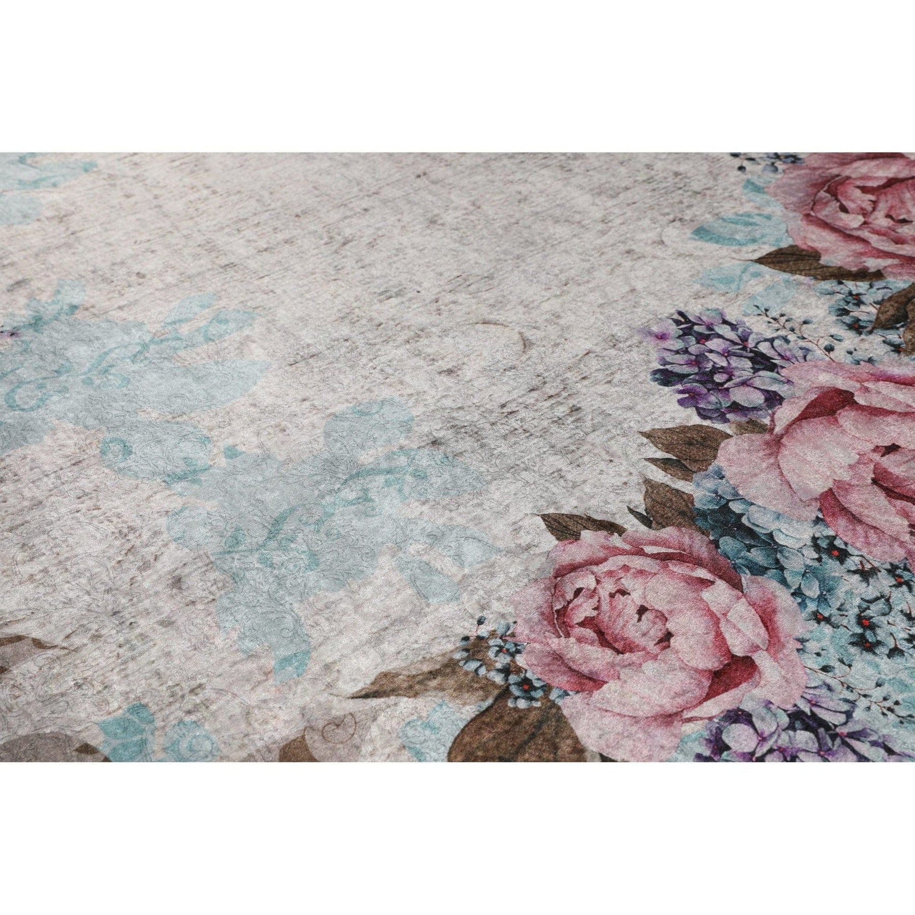 Covor, 160x230 cm, forma dreptunghiulara, tesatura de catifea/bumbac, multicolor, ELS1821