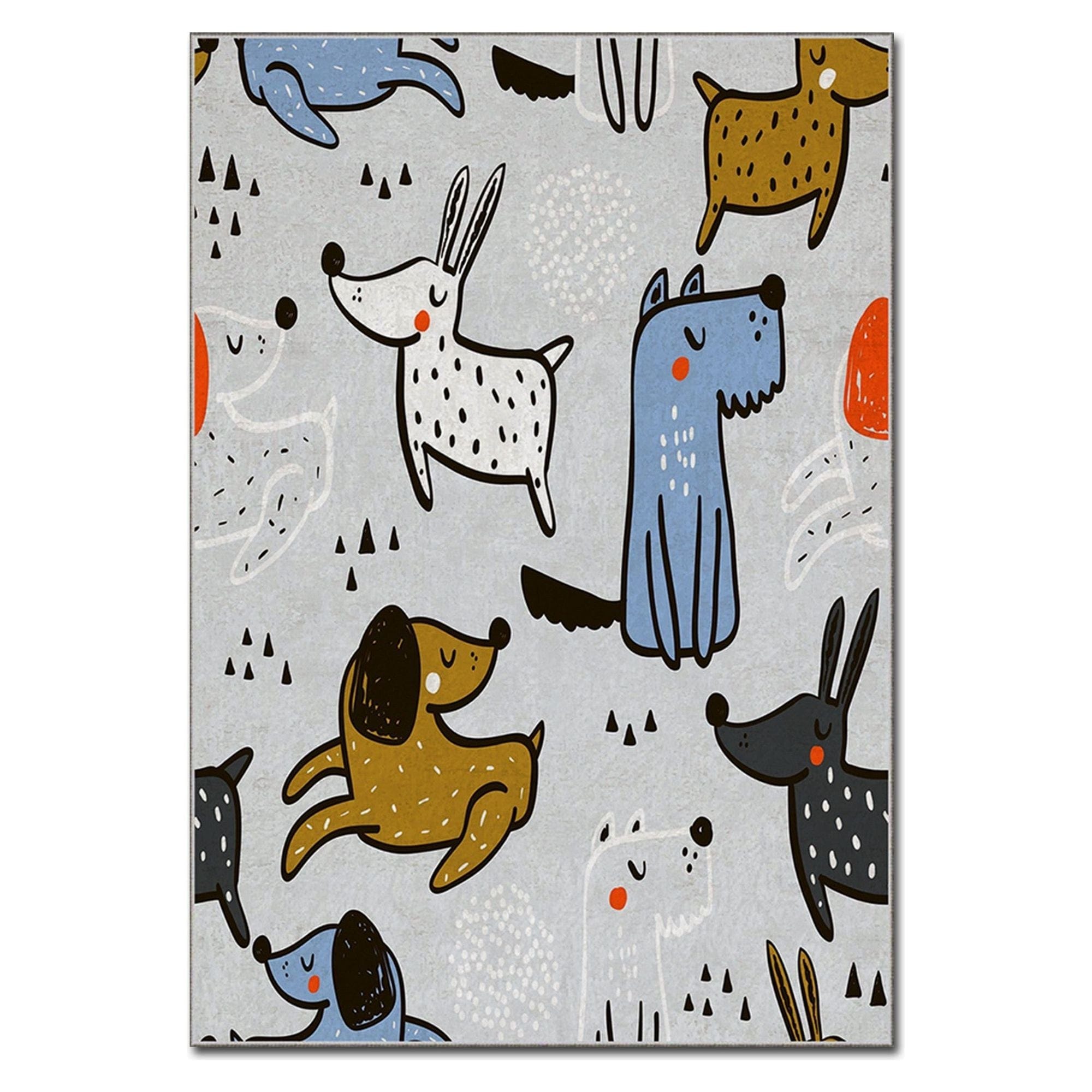 Covor ASR CRPT-6, 160x230 cm, forma dreptunghiulara, poliester, multicolor