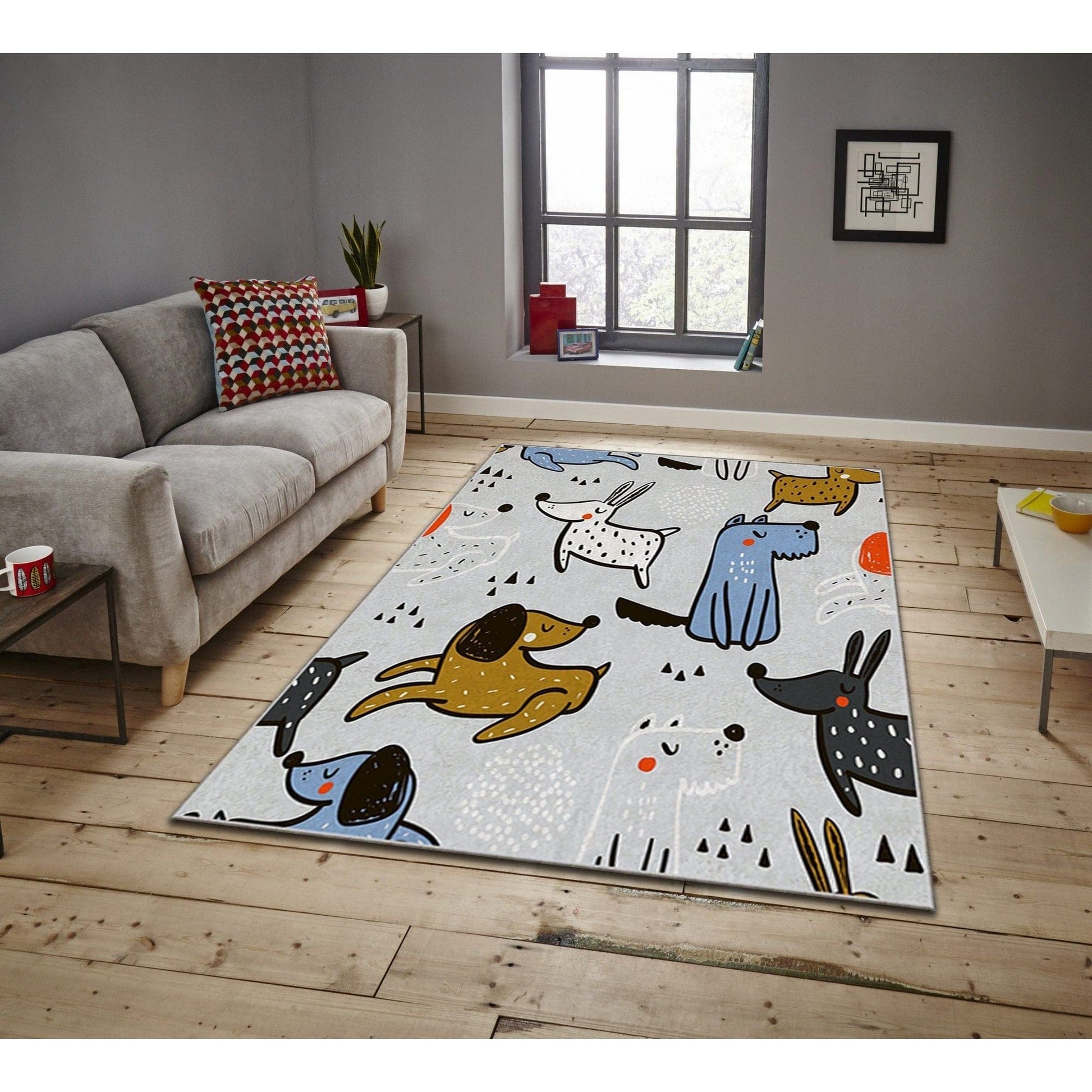 Covor ASR CRPT-6, 160x230 cm, forma dreptunghiulara, poliester, multicolor