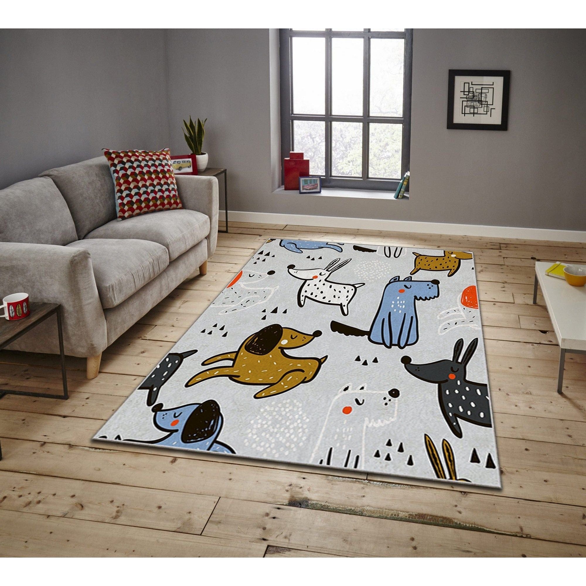 Covor ASR CRPT-6, 160x230 cm, forma dreptunghiulara, poliester, multicolor