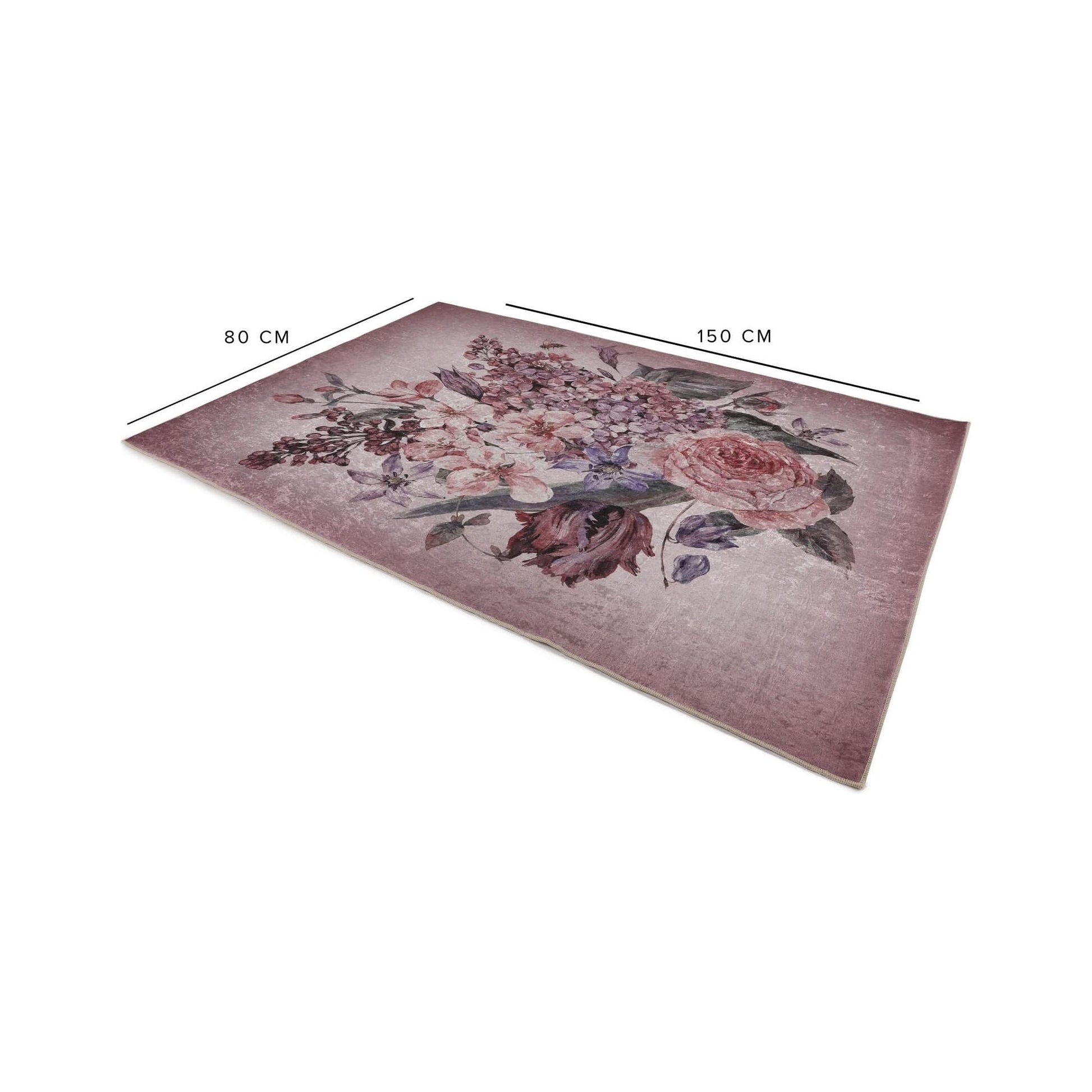 Covor hol MU149, 80x150 cm, forma dreptunghiulara, fibre sintetice, multicolor