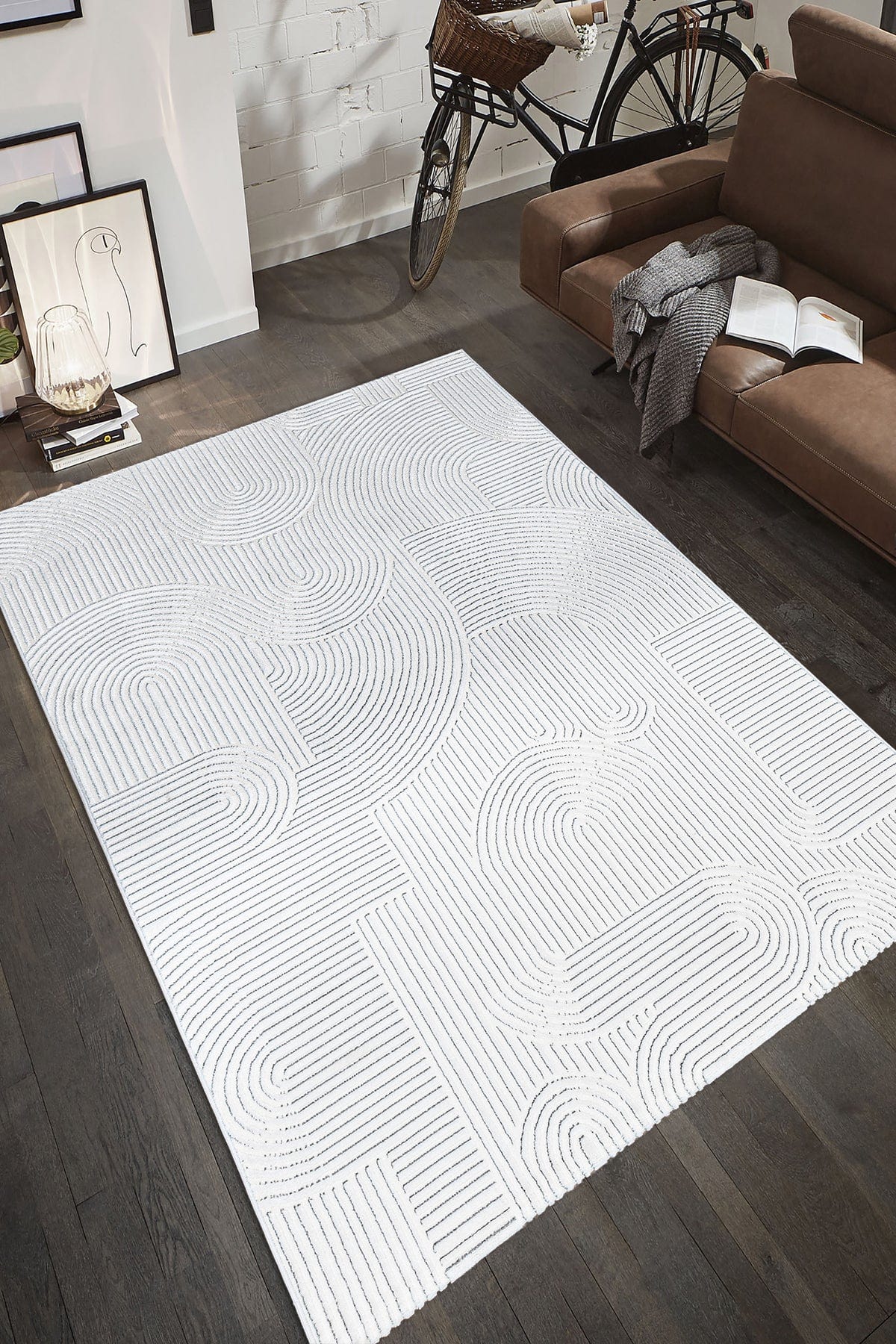 Covor AMSTERDAM OCN-33148, gri/crem