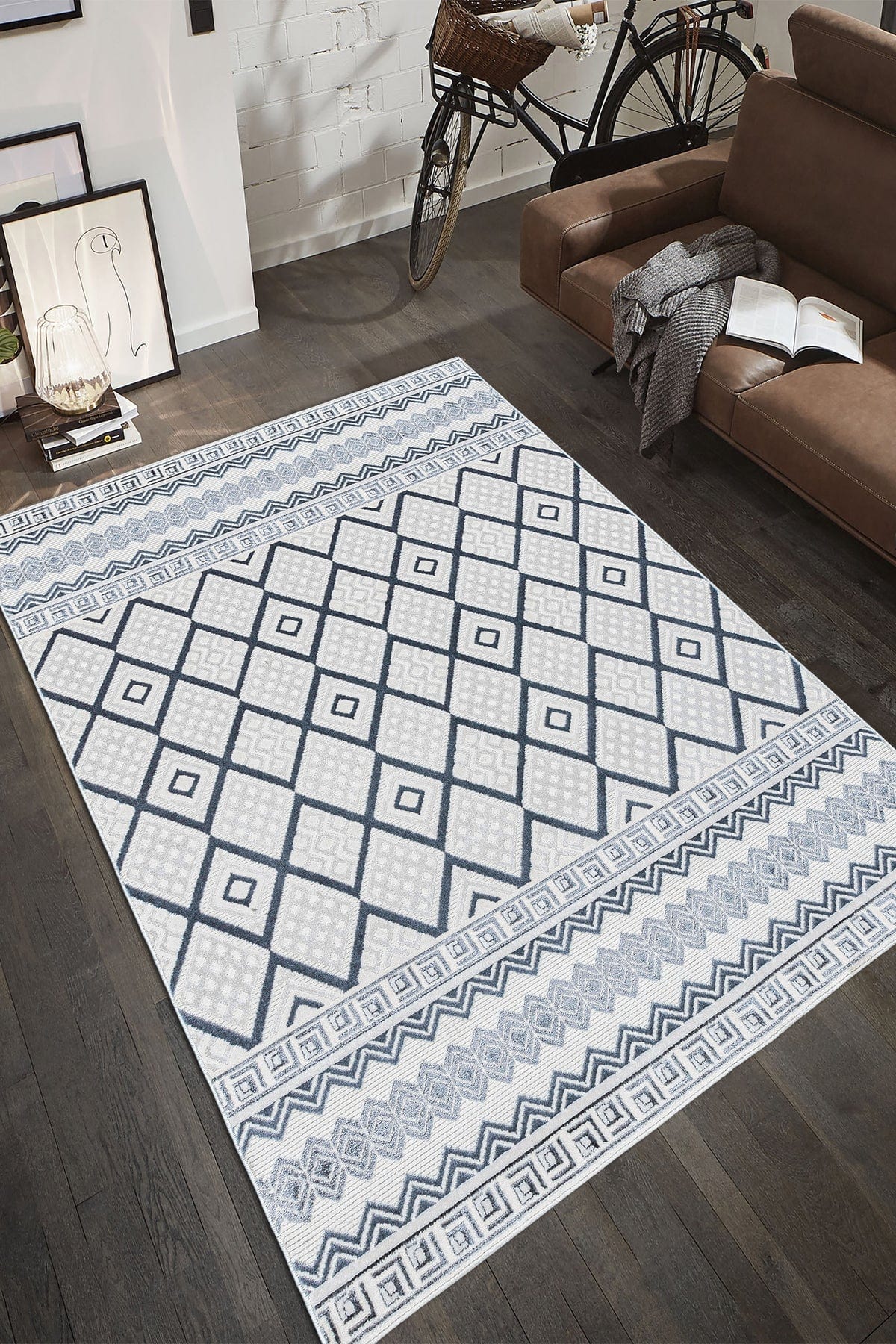 Covor AMSTERDAM OCN-33149, crem/gri