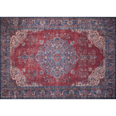 Covor multicolor cu motive tradiționale, ideal pentru living – primabucata