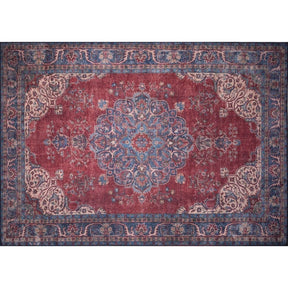 Covor multicolor cu motive tradiționale, ideal pentru living – primabucata