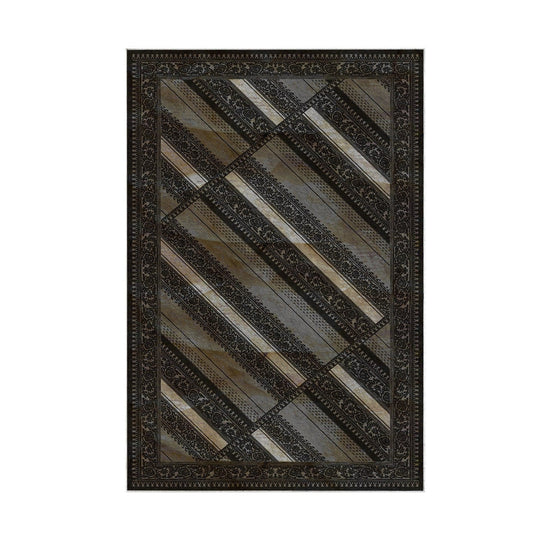 Covor AMSTERDAM OCN-33627, negru/maro