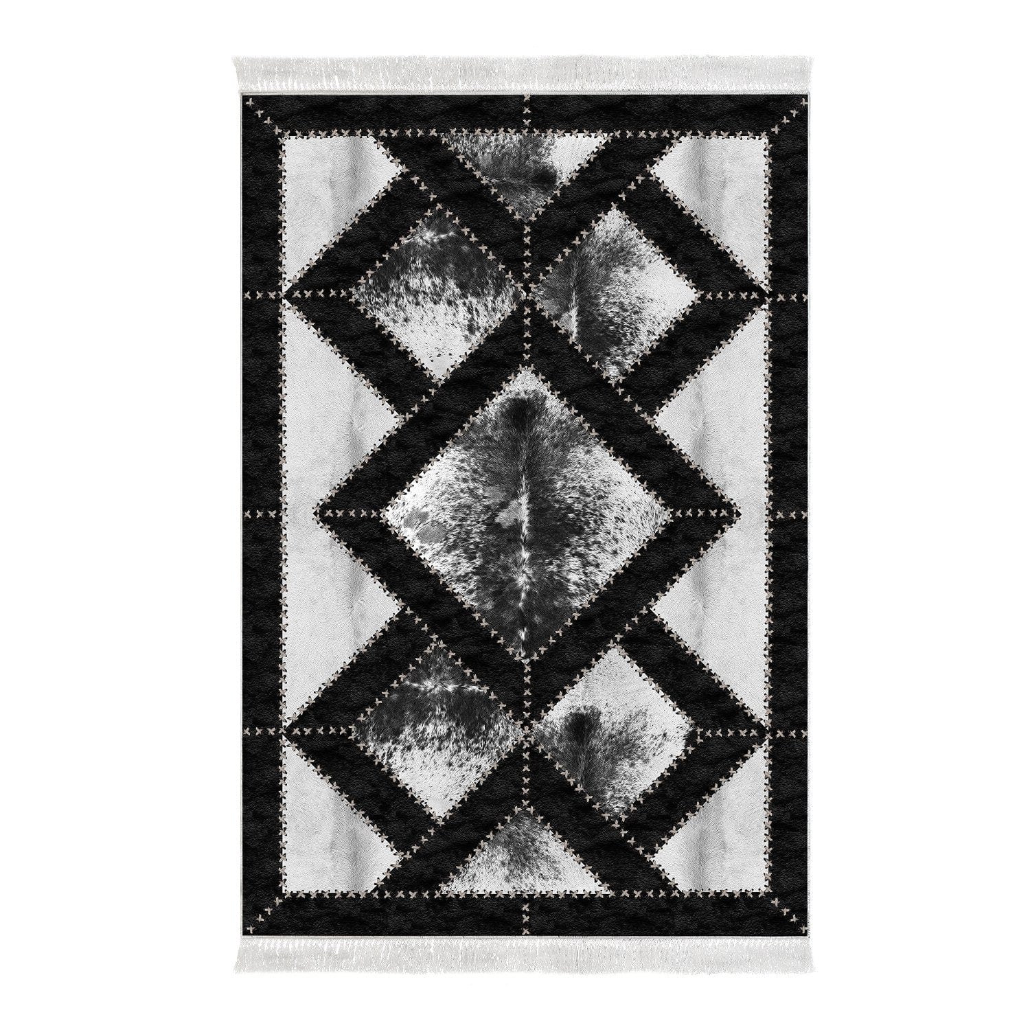 Covor AMSTERDAM OCN-33657, negru/alb