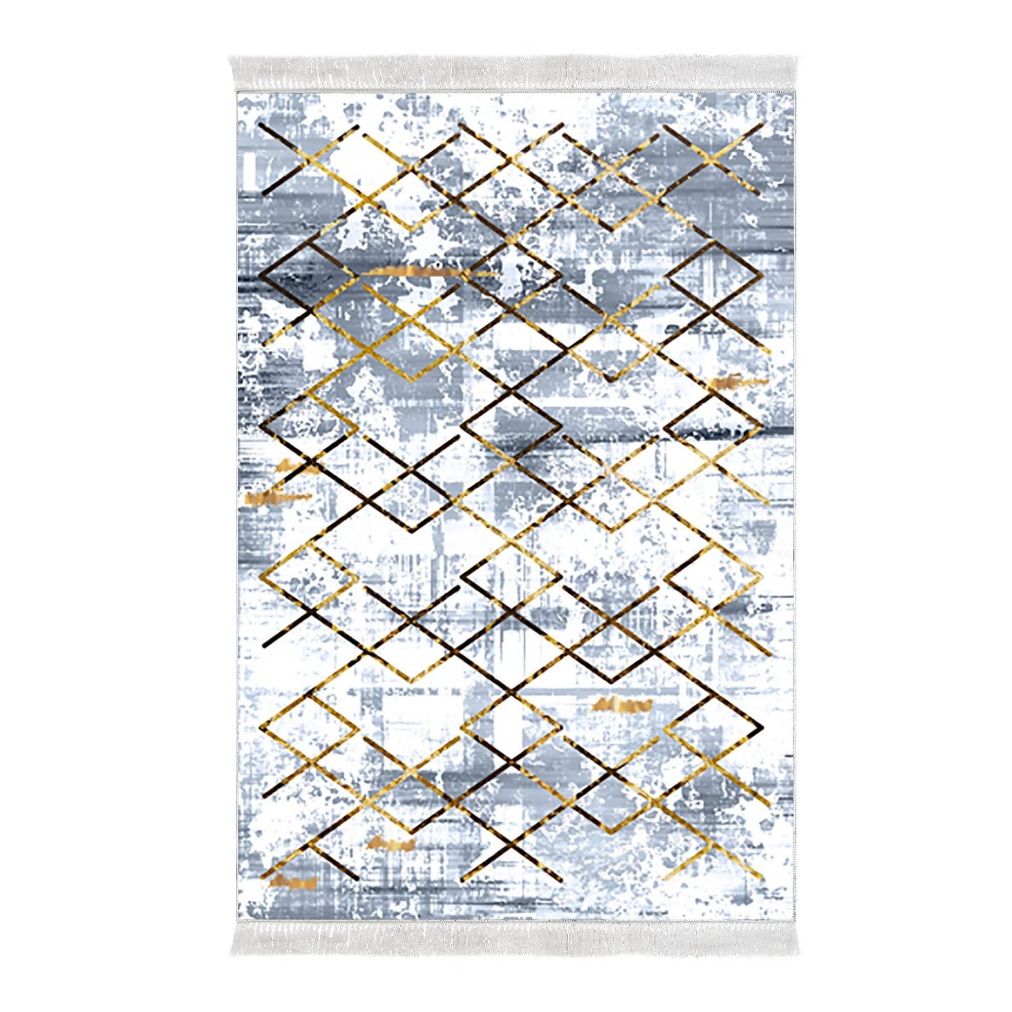 Covor AMSTERDAM OCN-33665, albastru/auriu