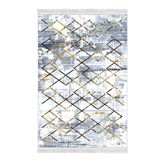 Covor AMSTERDAM OCN-33665, albastru/auriu