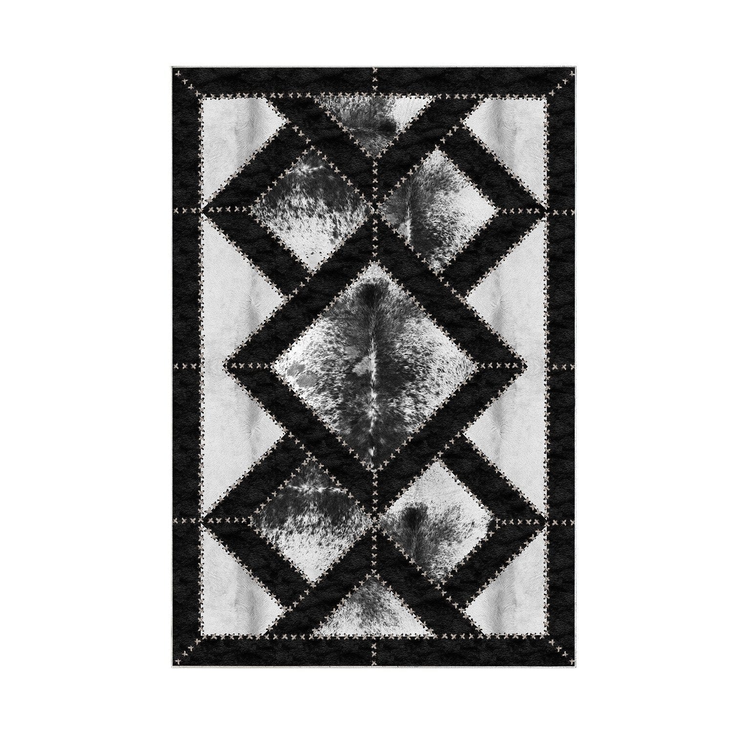 Covor AMSTERDAM OCN-33726, negru/alb