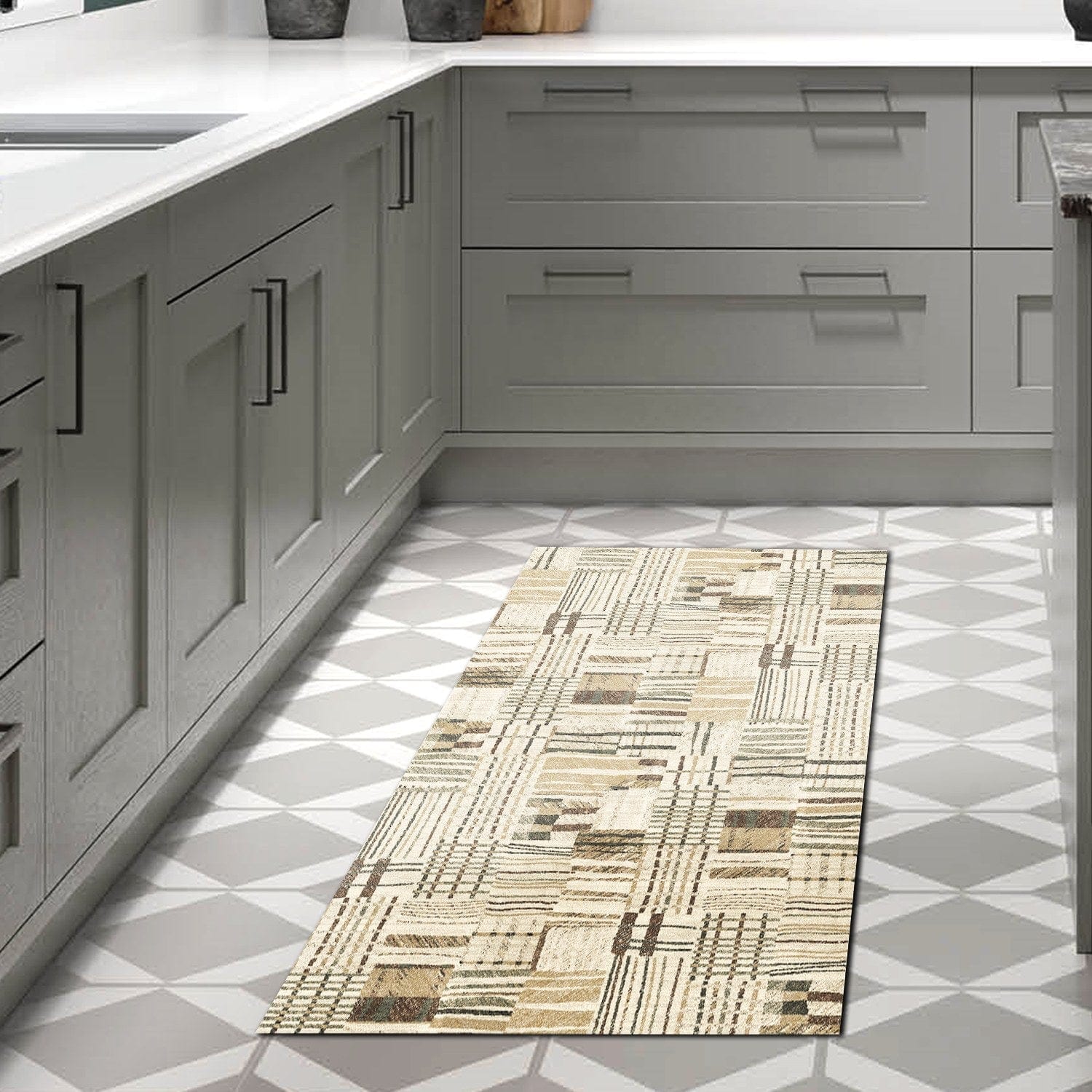 Covor AMSTERDAM OCN-33728, maro/bej