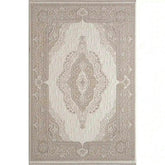 Covor ANETTA 03322A, 80x150 cm, forma dreptunghiulara, acril, crem/bej