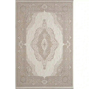 Covor ANETTA 03322A, 80x150 cm, forma dreptunghiulara, acril, crem/bej