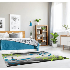 Covor TASNIM, 57x90 cm, forma dreptunghiulara, poliester, multicolor