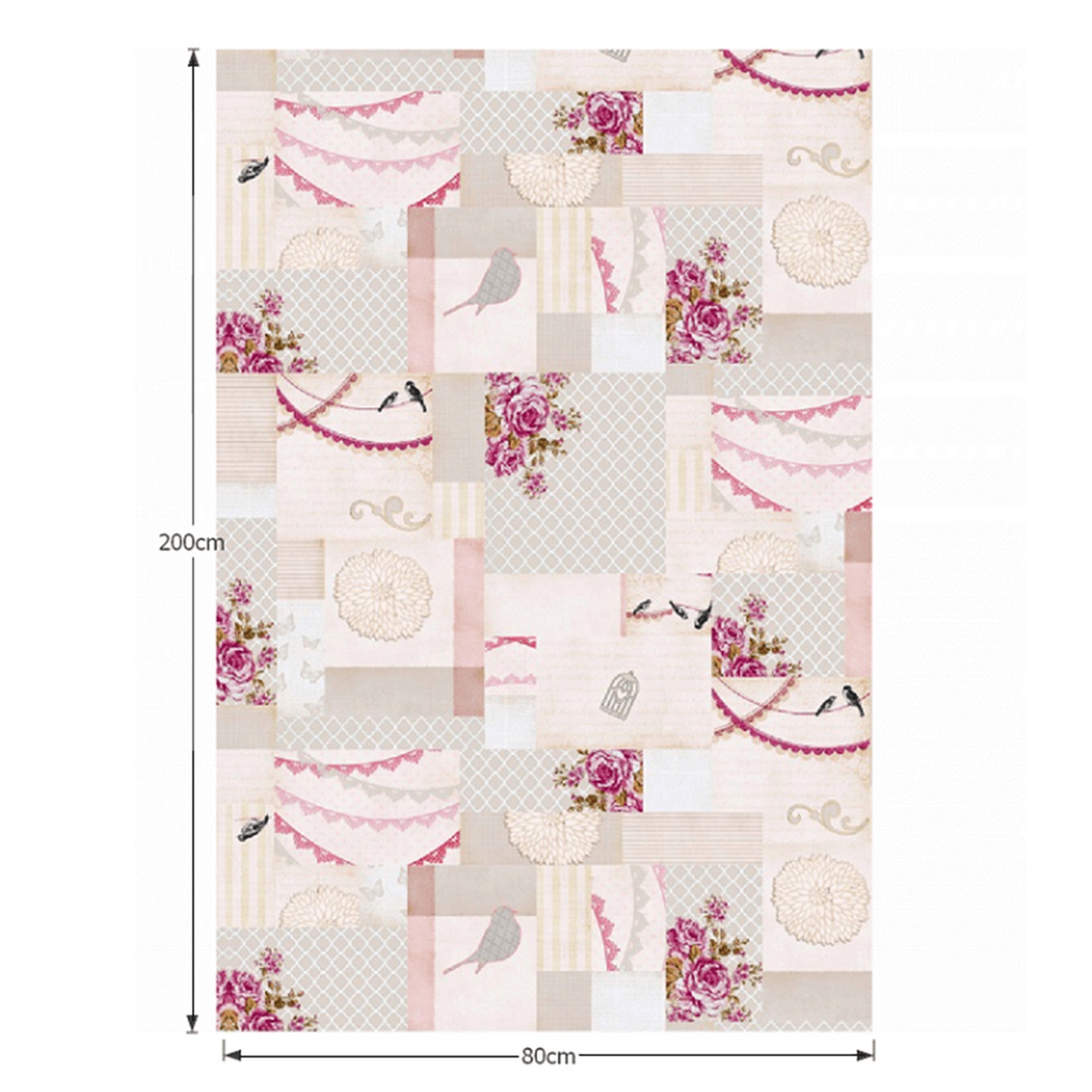 Covor ADELINE, 120x180 cm, forma dreptunghiulara, poliester, multicolor