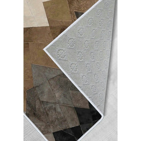 Covor de hol HMNT896, poliester, multicolor, 80×150 cm