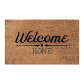 Covor de intrare maro cu mesaj „Welcome Home” – primabucata
