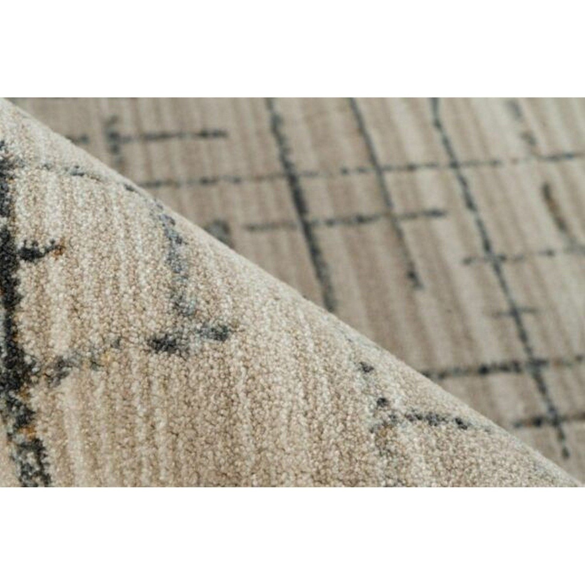 Covor VOGUE 704, 160x230 cm, forma dreptunghiulara, poliester, bej