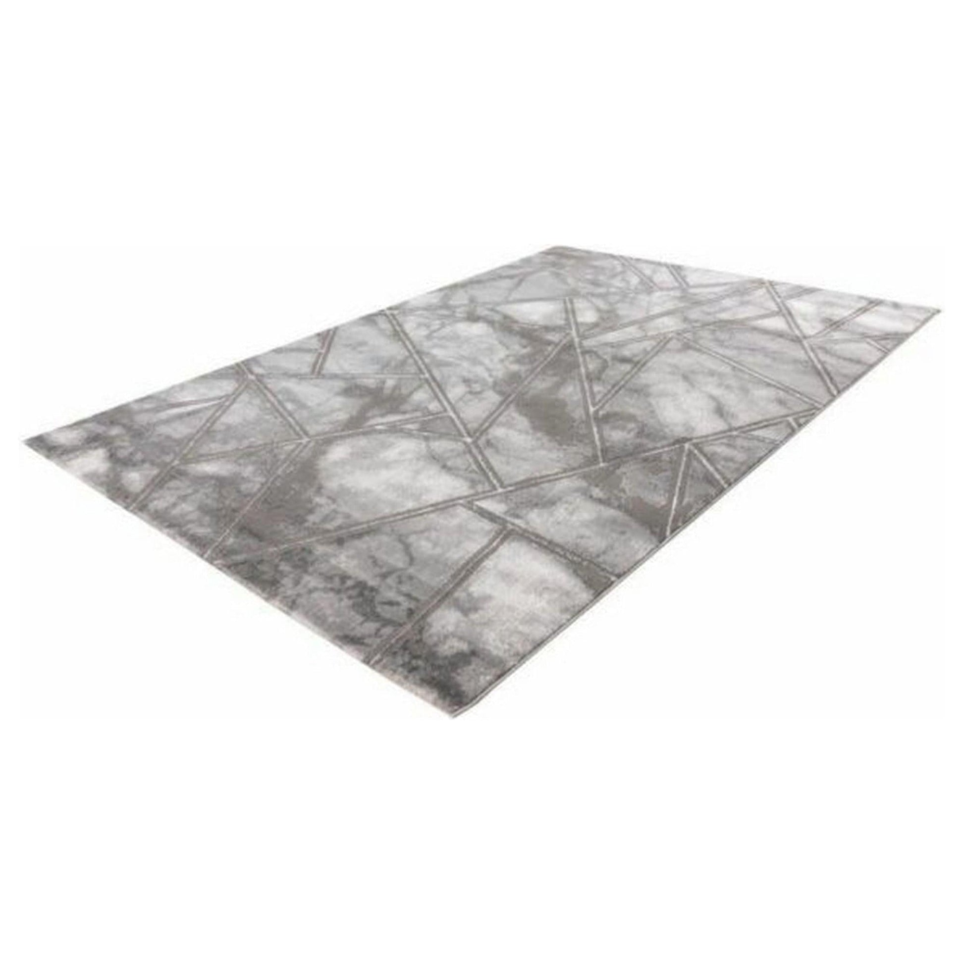 Covor MARMARIS 402, 80x150 cm, forma dreptunghiulara, polipropilena/poliester, gri