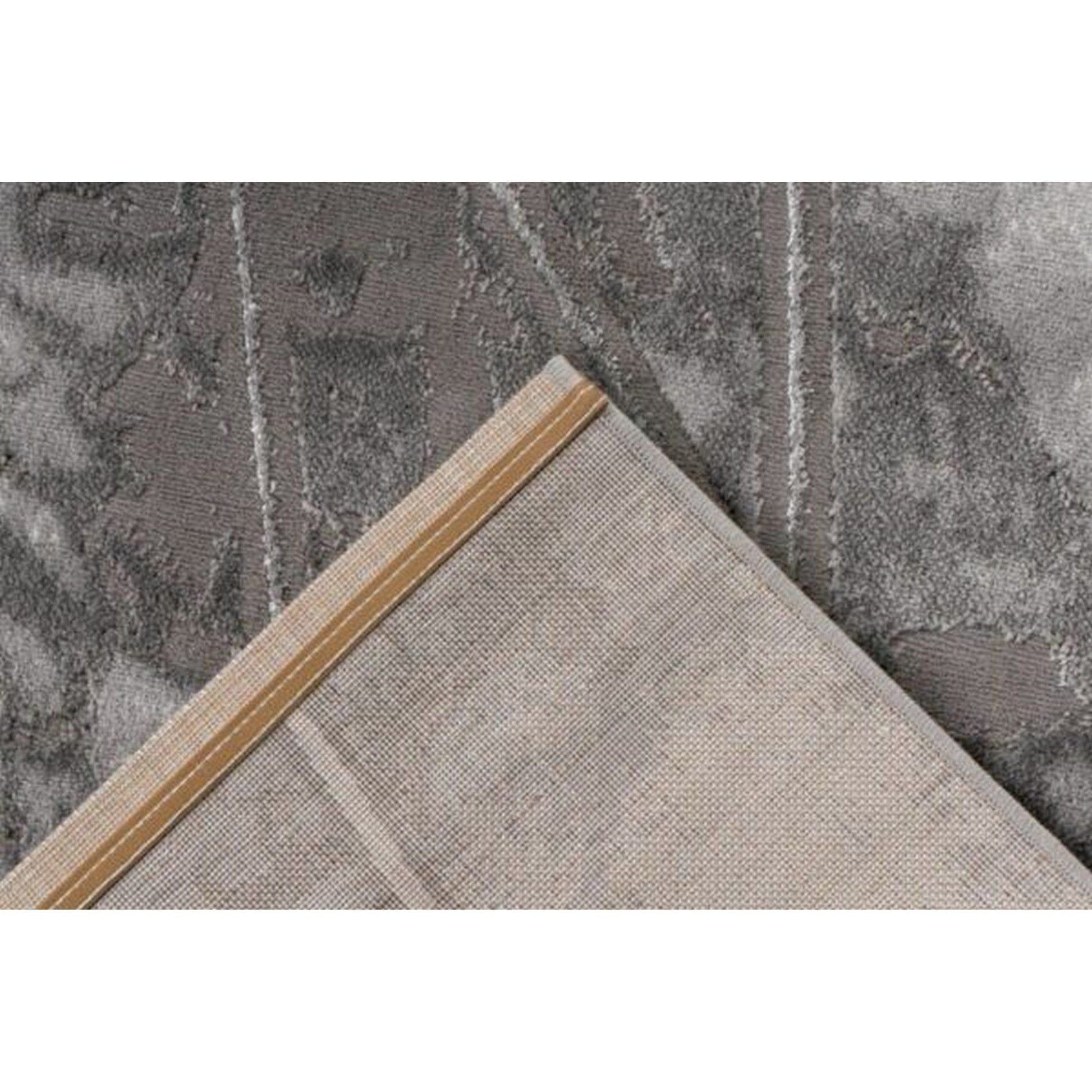 Covor MARMARIS 402, 80x150 cm, forma dreptunghiulara, polipropilena/poliester, gri