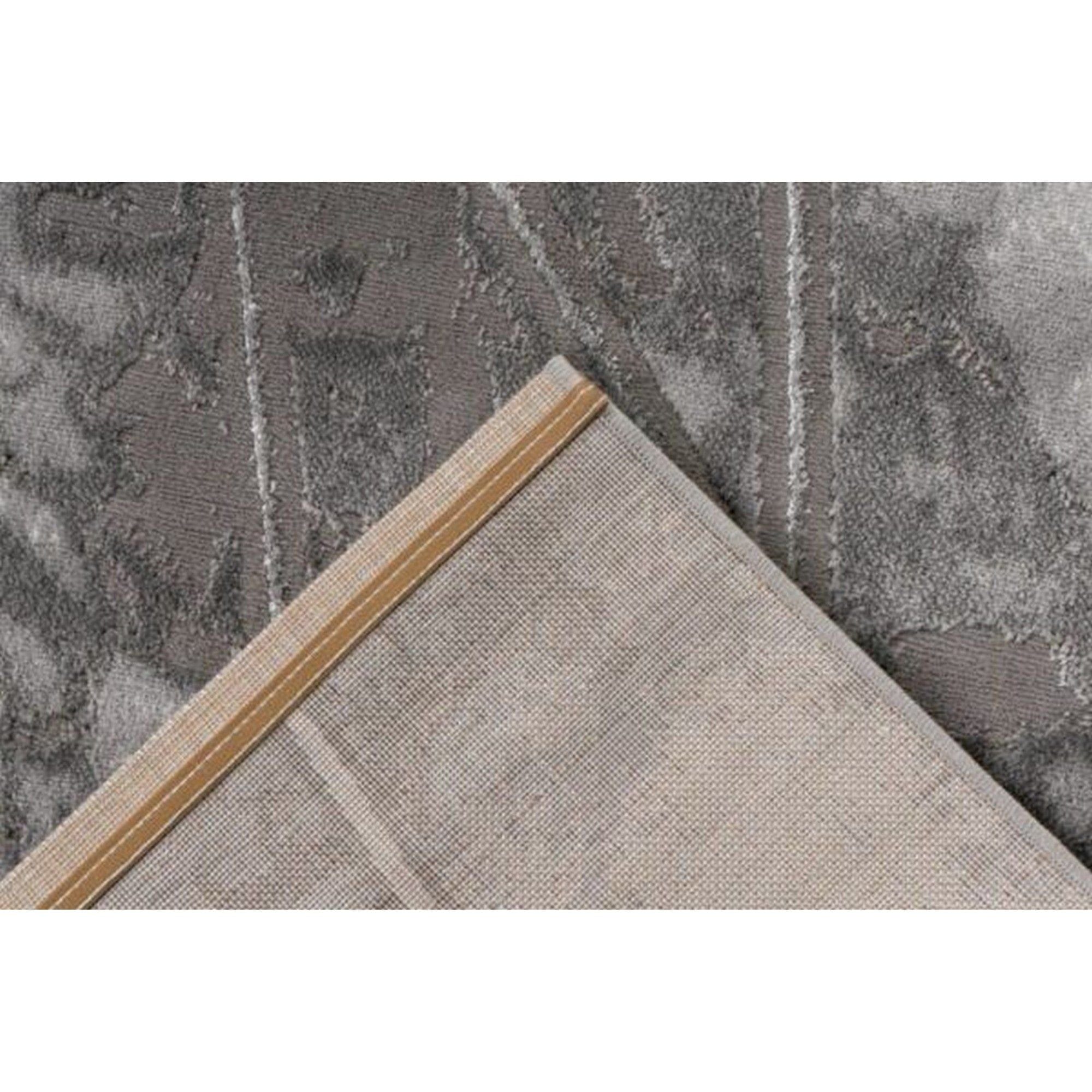 Covor MARMARIS 402, 80x150 cm, forma dreptunghiulara, polipropilena/poliester, gri