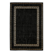 Covor MARMARIS 404, 160x230 cm, forma dreptunghiulara, polipropilena/poliester, negru