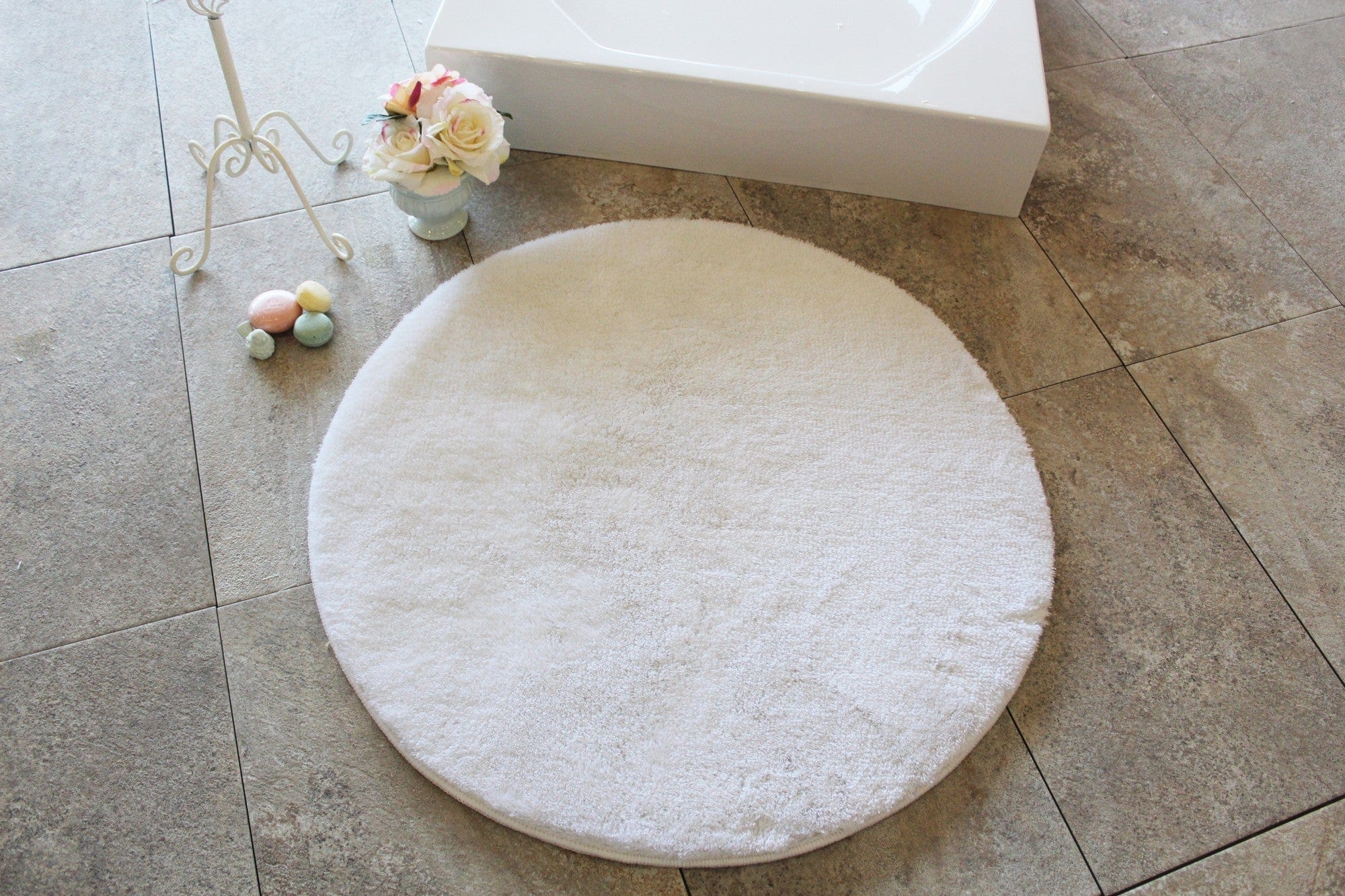 Covoras baie AMSTERDAM OCN-33874, alb