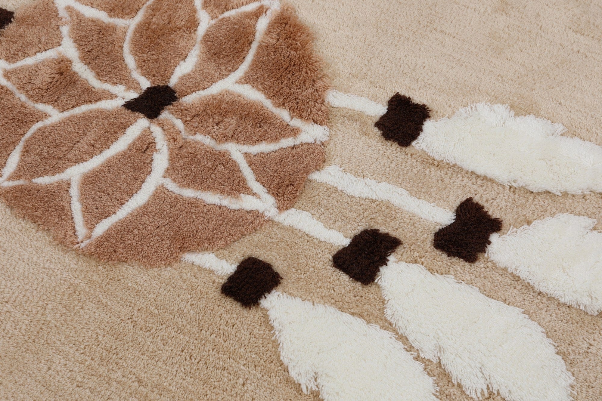 Covoras baie AMSTERDAM OCN-33877, bej/alb