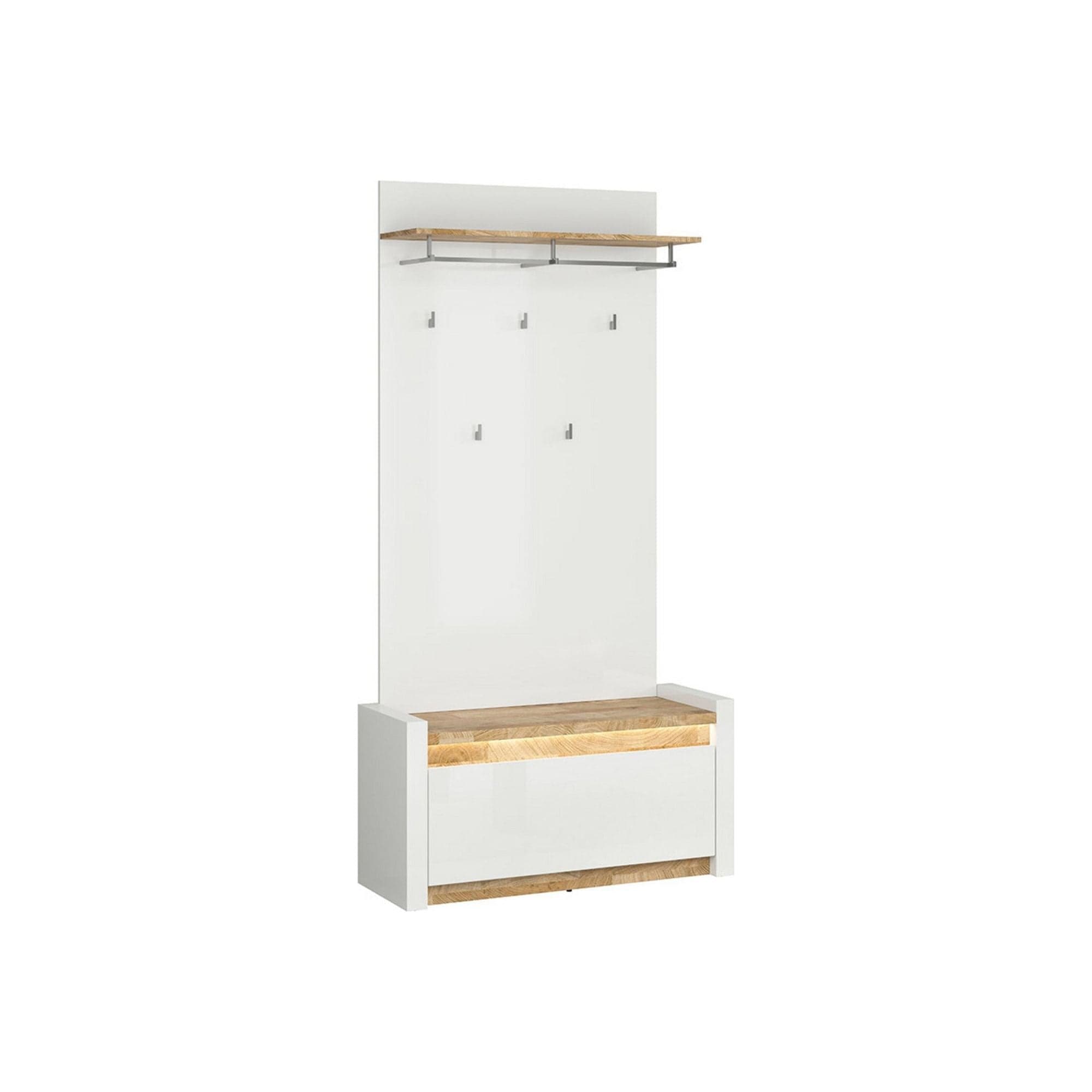 Cuier BERGEN OCN-29481, alb/stejar