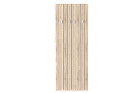 Cuier perete VERTO, stejar sonoma/casmir, PAL, 67x3x179 cm