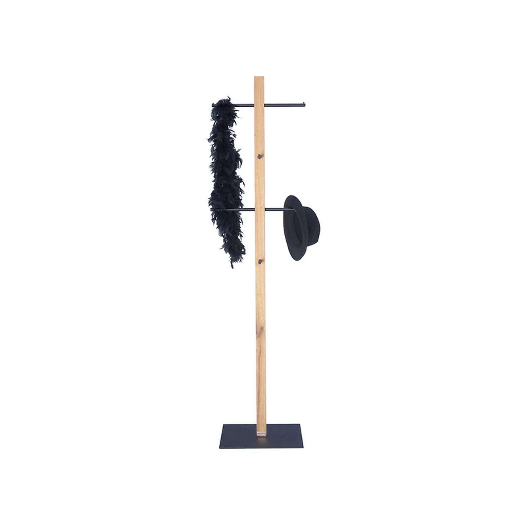 Cuier pom BERGEN OCN-29479, stejar/negru
