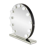 Oglinda TORANO, argintiu, cu iluminare LED, 70x70 cm
