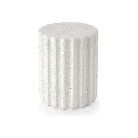 Masuta de cafea FARA, alba, 41x46 cm