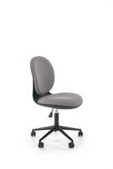 Scaun birou ORION, gri deschis/negru, stofa clasica/polipropilena, 46x55x89/99 cm