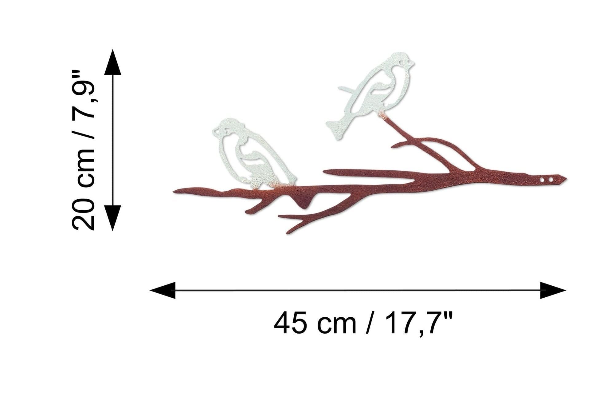 Decoratiune gradina AMSTERDAM OCN-32753, maro/alb