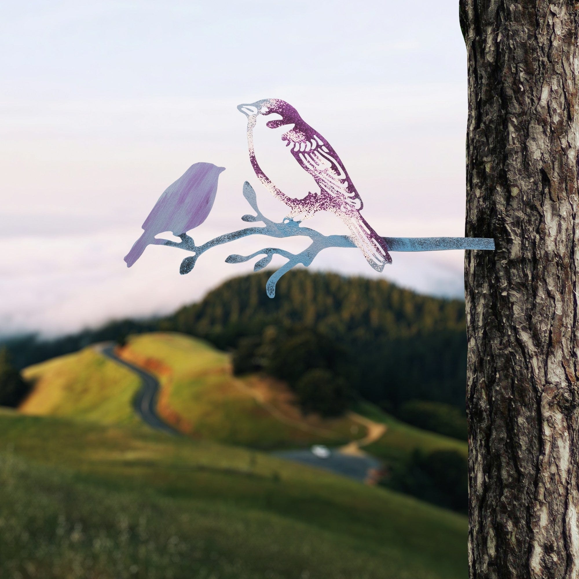 Decoratiune gradina AMSTERDAM OCN-32760, turcoaz/mov