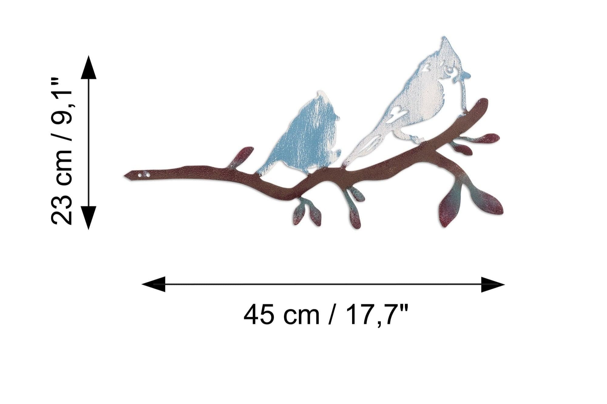 Decoratiune gradina AMSTERDAM OCN-32770, maro/albastru