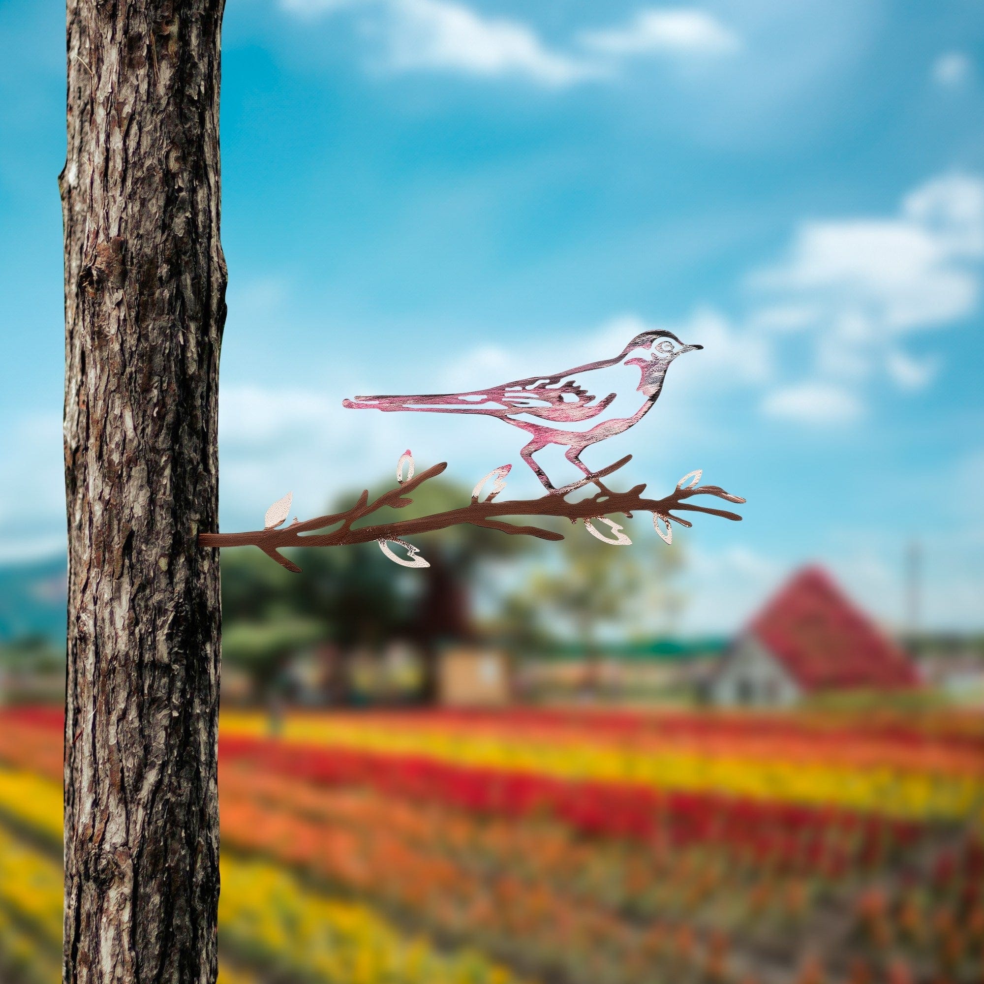 Decoratiune gradina AMSTERDAM OCN-32782, maro/roz