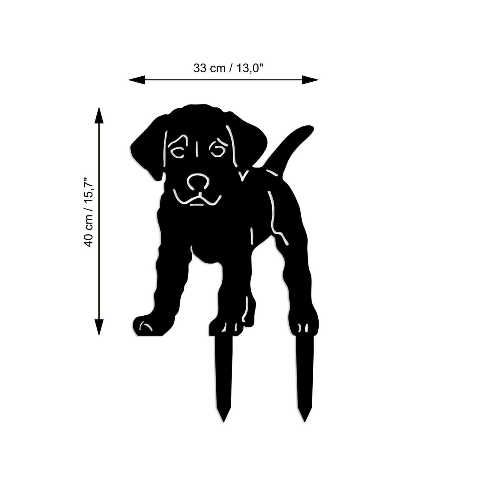 Decoratiune gradina AMSTERDAM OCN-32790, negru