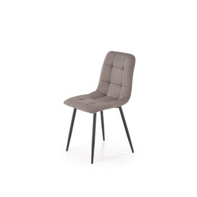 Scaun K560, gri/negru, stofa clasica/metal, 45x53x88 cm