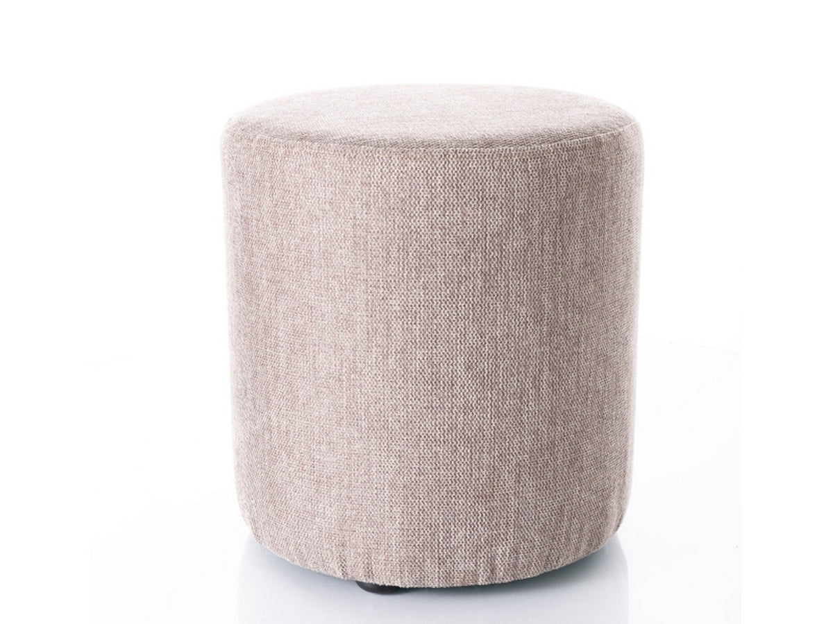 Taburet DOTI C, stofa clasica bej - Brego 34, 33x33x36 cm