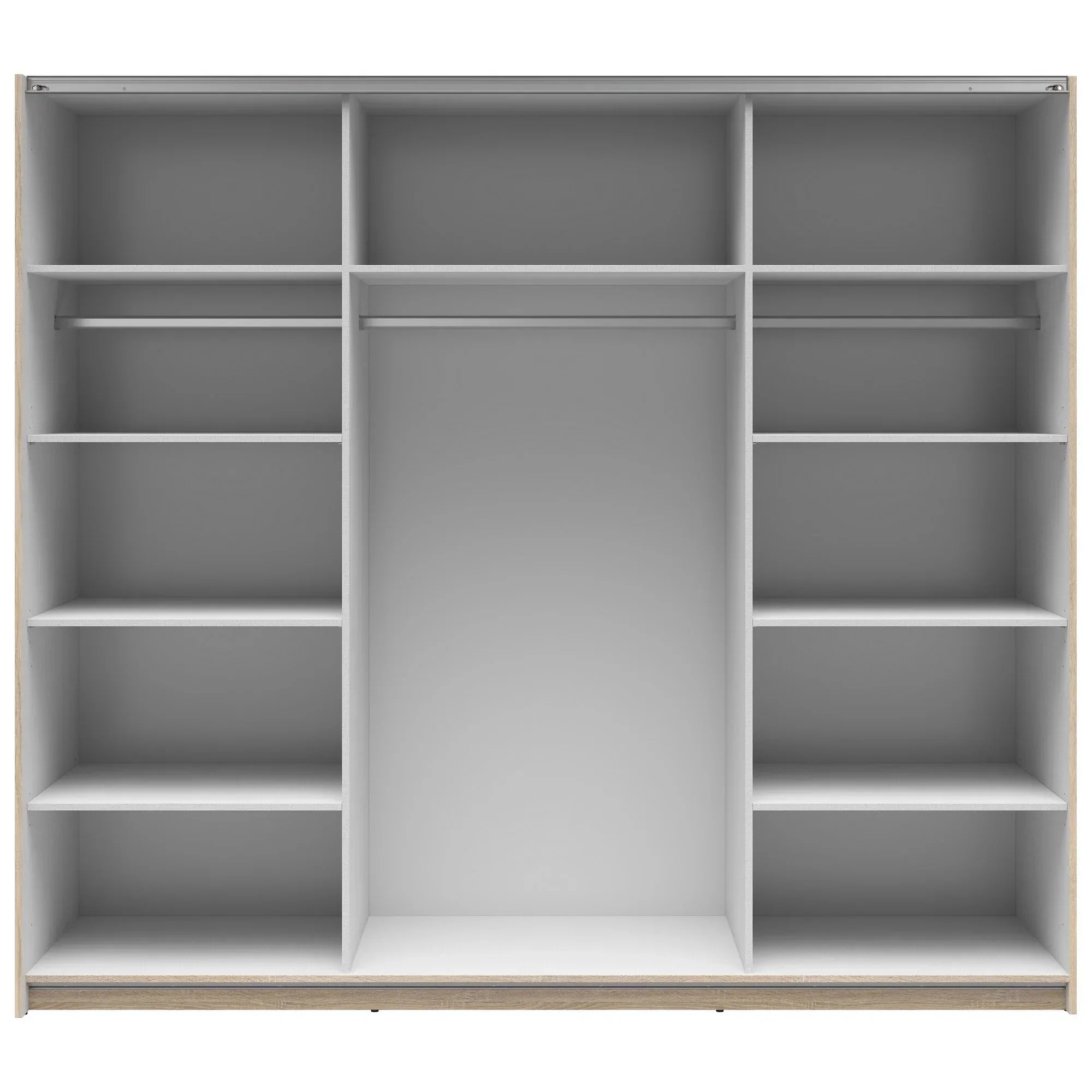 Dressing BERGEN OCN-29411, stejar sonoma/alb lucios