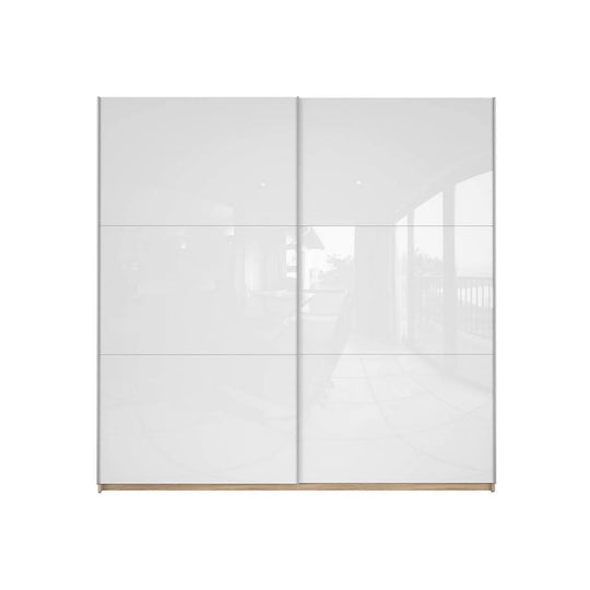 Dressing BERGEN OCN-29419, alb lucios/stejar sonoma