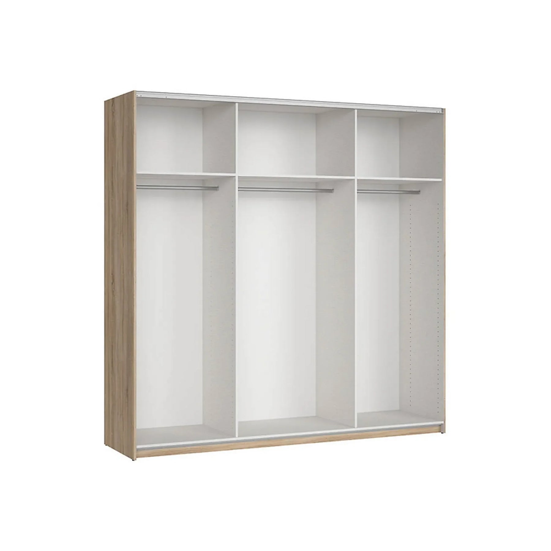 Dressing BERGEN OCN-29419, alb lucios/stejar sonoma