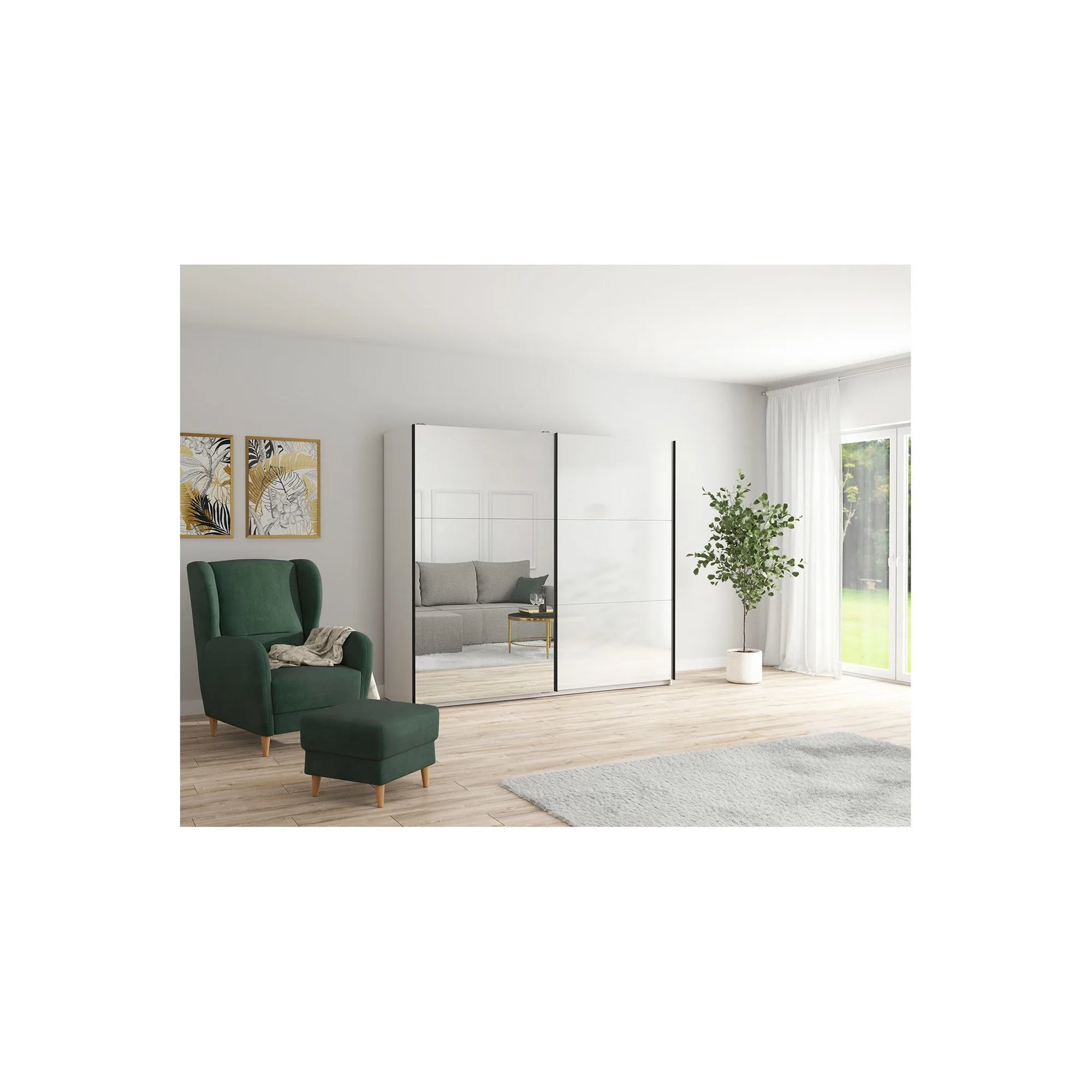 Dressing BERGEN OCN-29421, alb lucios