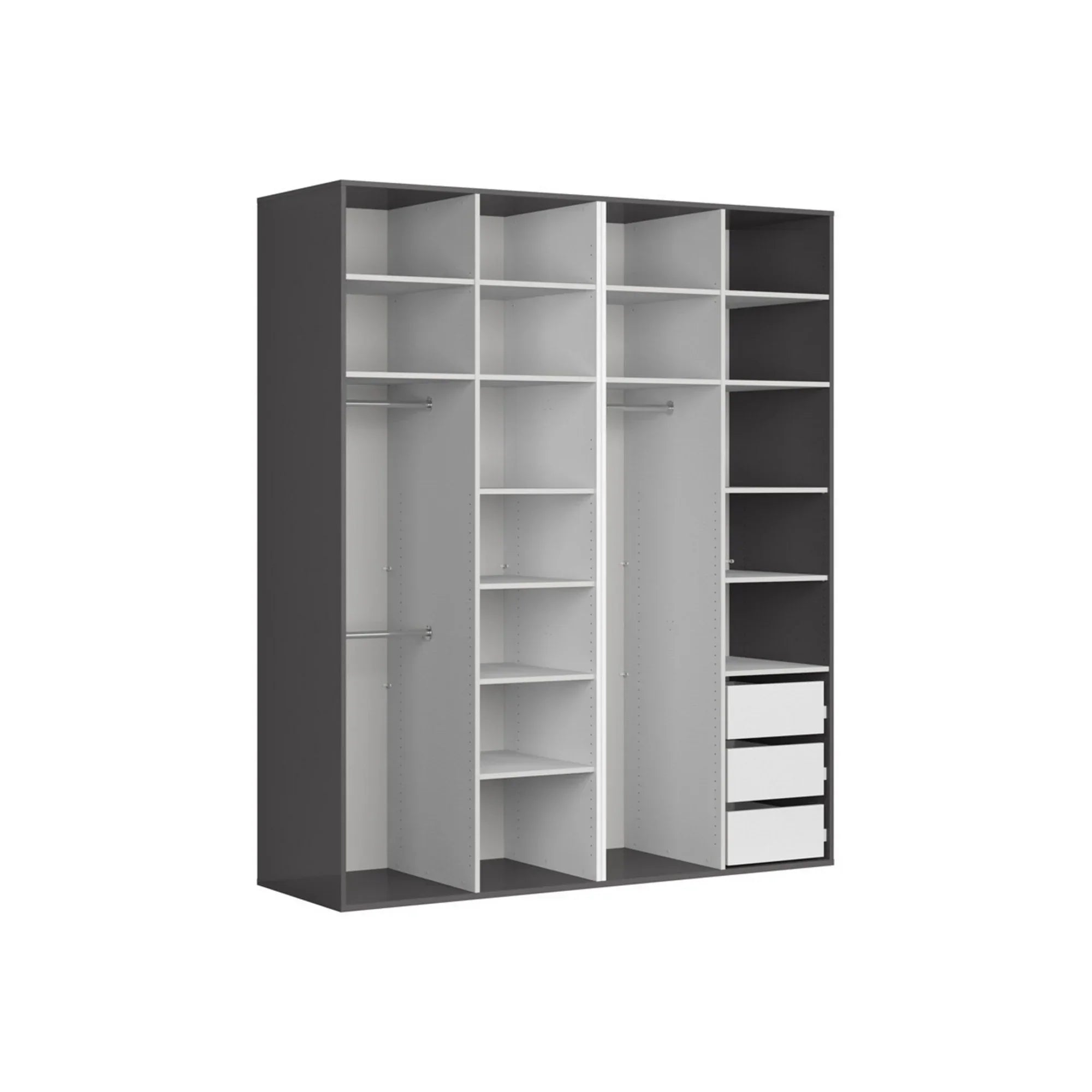 Dressing BERGEN OCN-29442, gri grafit/stejar artisan