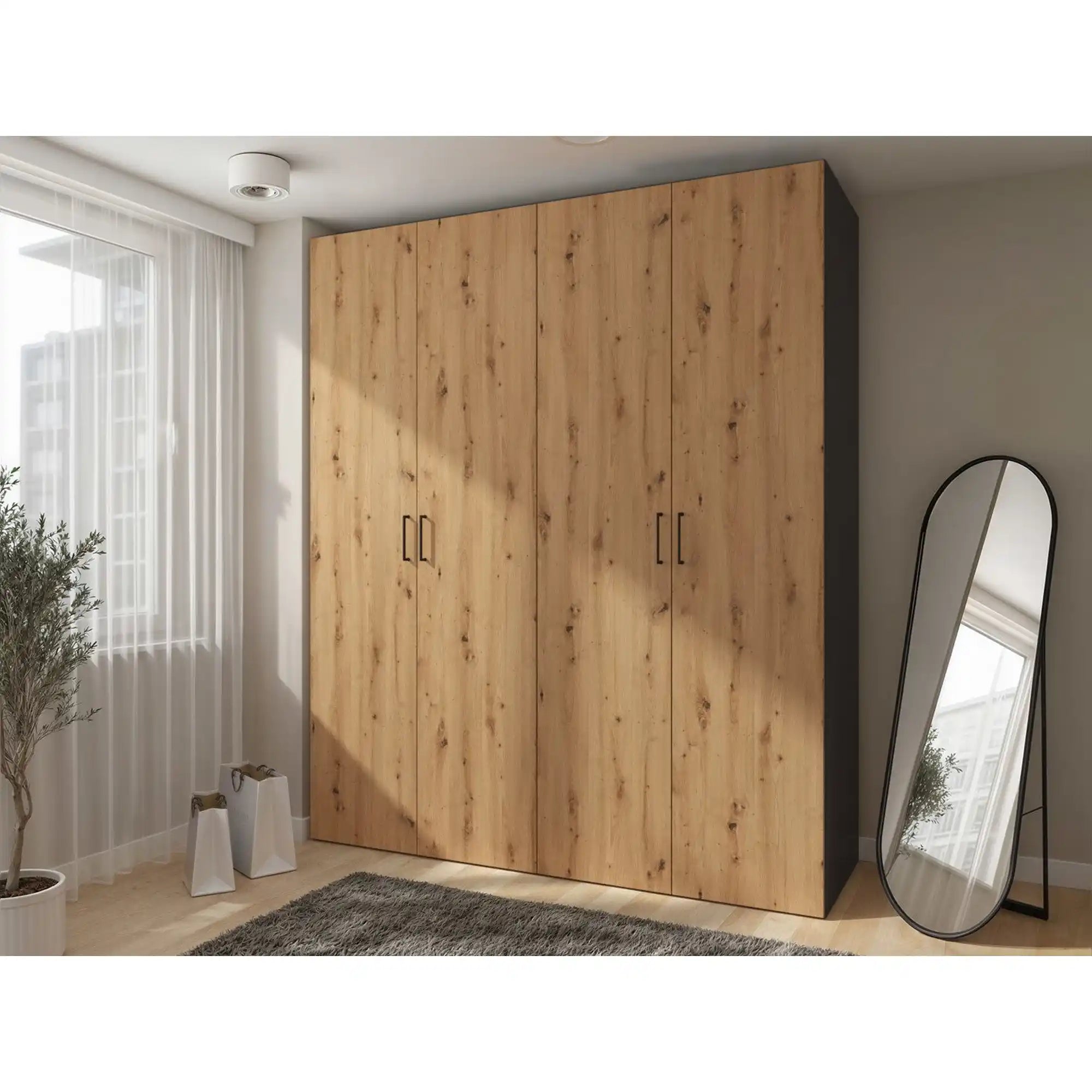 Dressing BERGEN OCN-29442, gri grafit/stejar artisan