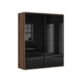 Dressing BERGEN OCN-29447, stejar inchis/negru lucios